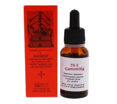 CAMOMILLA TS 03 ( Chamomilla reculita Rausc.) 20 ml